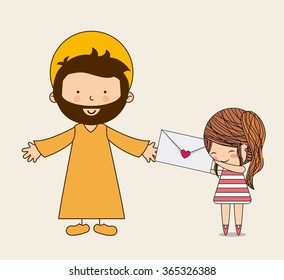 Catholic love design 