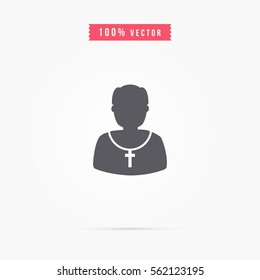 Catholic priest Icon

