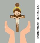 catholic religion design, vector illustration eps10 graphic 