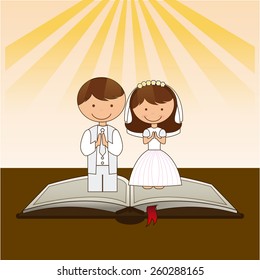 catholic religion design, vector illustration eps10 graphic 