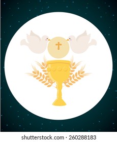 catholic religion design, vector illustration eps10 graphic 