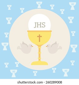catholic religion design, vector illustration eps10 graphic 