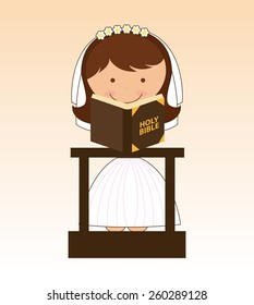 catholic religion design, vector illustration eps10 graphic 