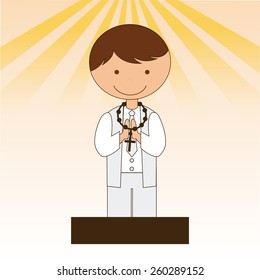 catholic religion design, vector illustration eps10 graphic 