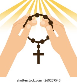 catholic religion design, vector illustration eps10 graphic 