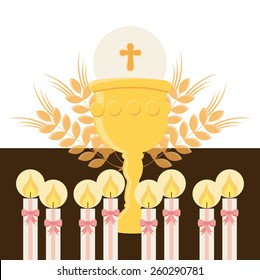 catholic religion design, vector illustration eps10 graphic 