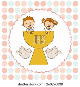 catholic religion design, vector illustration eps10 graphic 