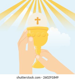 catholic religion design, vector illustration eps10 graphic 