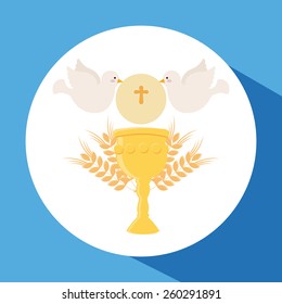 catholic religion design, vector illustration eps10 graphic 