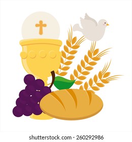 catholic religion design, vector illustration eps10 graphic 