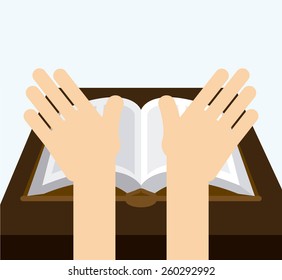 catholic religion design, vector illustration eps10 graphic 