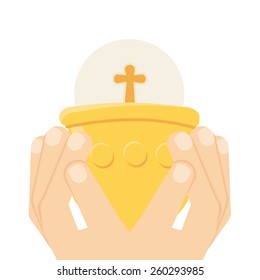 catholic religion design, vector illustration eps10 graphic 