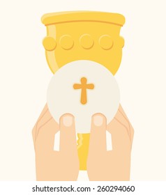 catholic religion design, vector illustration eps10 graphic 