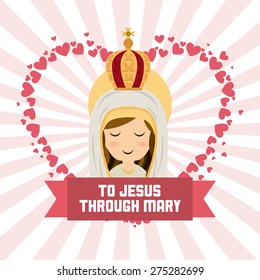 catholic religion design, vector illustration eps10 graphic 