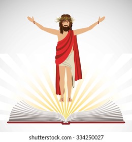 catholic religion design, vector illustration eps10 graphic 