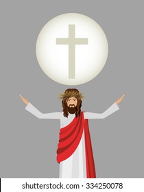 catholic religion design, vector illustration eps10 graphic 