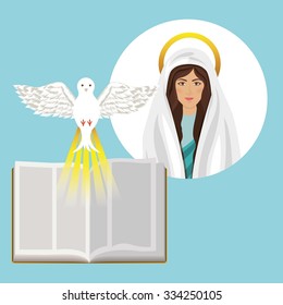 catholic religion design, vector illustration eps10 graphic 