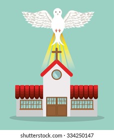 catholic religion design, vector illustration eps10 graphic 