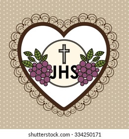 catholic religion design, vector illustration eps10 graphic 