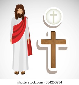 catholic religion design, vector illustration eps10 graphic 