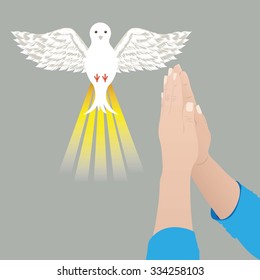catholic religion design, vector illustration eps10 graphic 