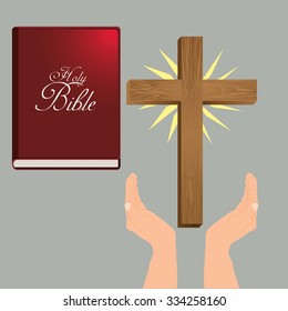 catholic religion design, vector illustration eps10 graphic 