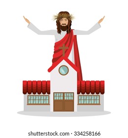 catholic religion design, vector illustration eps10 graphic 