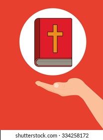 catholic religion design, vector illustration eps10 graphic 