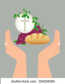 catholic religion design, vector illustration eps10 graphic 