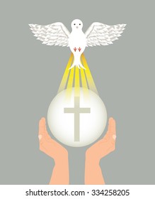 catholic religion design, vector illustration eps10 graphic 