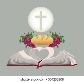 catholic religion design, vector illustration eps10 graphic 