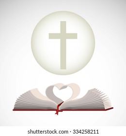 catholic religion design, vector illustration eps10 graphic 