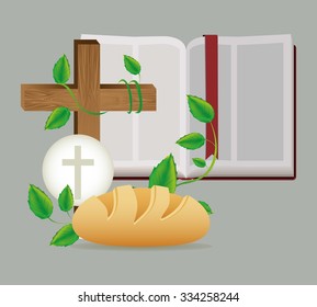 catholic religion design, vector illustration eps10 graphic 