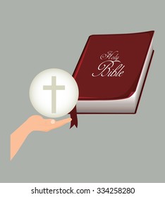 catholic religion design, vector illustration eps10 graphic 