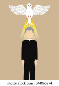 Catholic religion design, vector illustration eps10 graphic 