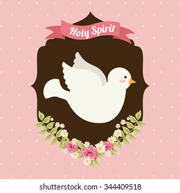 Catholic religion design, vector illustration eps10 graphic 