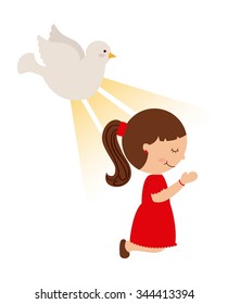 Catholic religion design, vector illustration eps10 graphic 