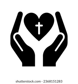 katholische Religion ist eine Symbolfigur einzeln