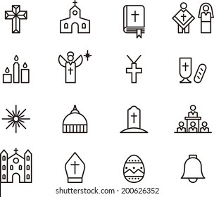 Catholic Religion Icons