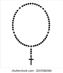 Cuentas católicas de rosario, símbolos religiosos, collar de rosario, símbolo de oración, rosario con cuentas