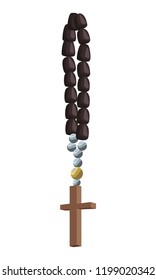 Catholic rosary symbol