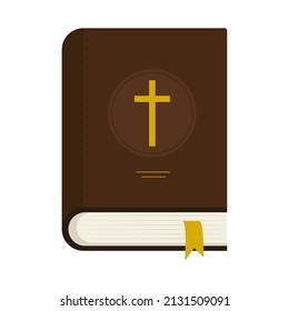 catholic sacred bible icon isolated