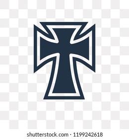 Catholicism vector icon isolated on transparent background, Catholicism transparency concept can be used web and mobile