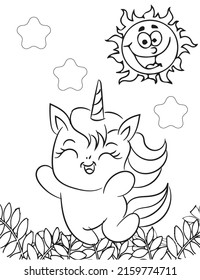 Caticorn coloring Pages Cat Unicorn coloring For Kids