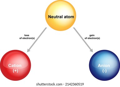 Cations, anions and neutral atom. Difference Between Cation And Anion. Cations are positively charged ions. Anions are negatively charged ions. Basic concepts of Chemistry