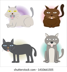 Cats are animals that are close to humans. Because of the cute, tame, perverse, not fierce, it is a popular pet raised in the house.