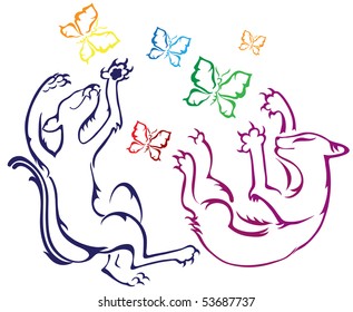 Cats and Butterflies