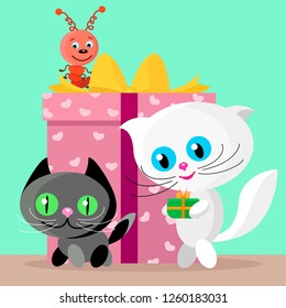 cats and caterpillars as a gift