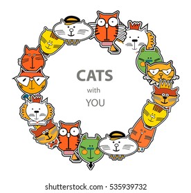 Cats. circle