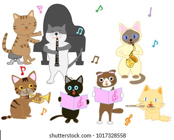 A cat's concert.
